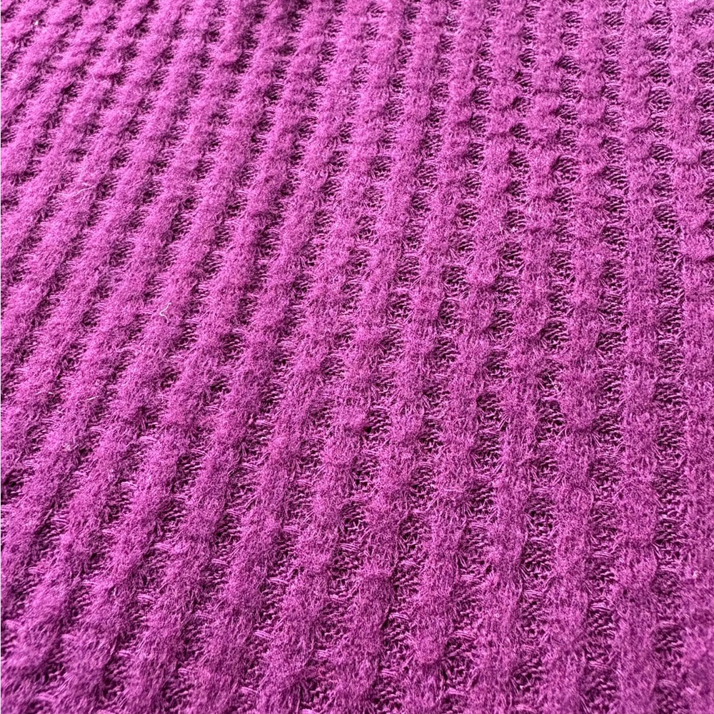 Zenana Outfitters Purple Oversized Boxy Sweatshirt - Picture 4 of 5